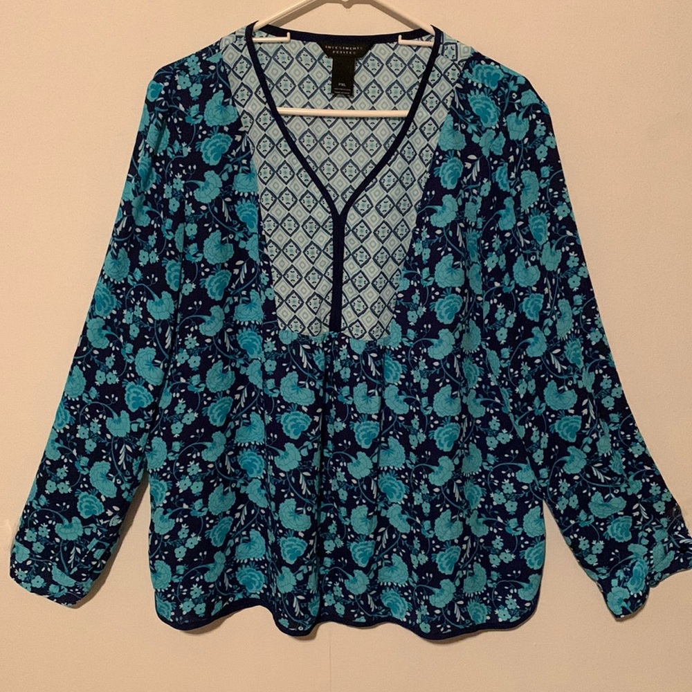 Investments Petites Boho Tunic Blouse